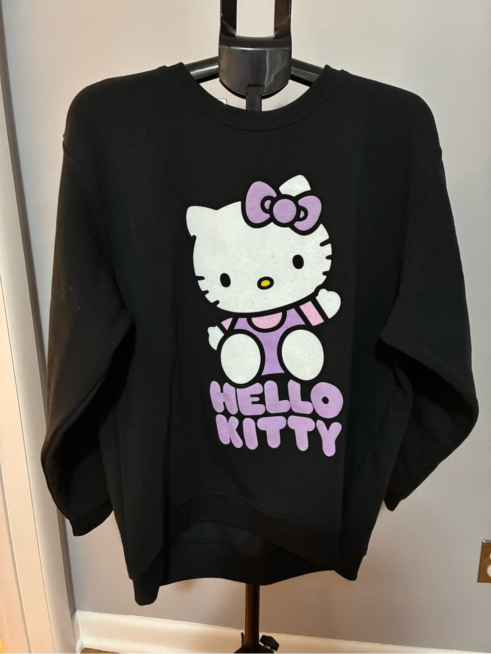 Hello Kitty Black Graphic Sweatshirt